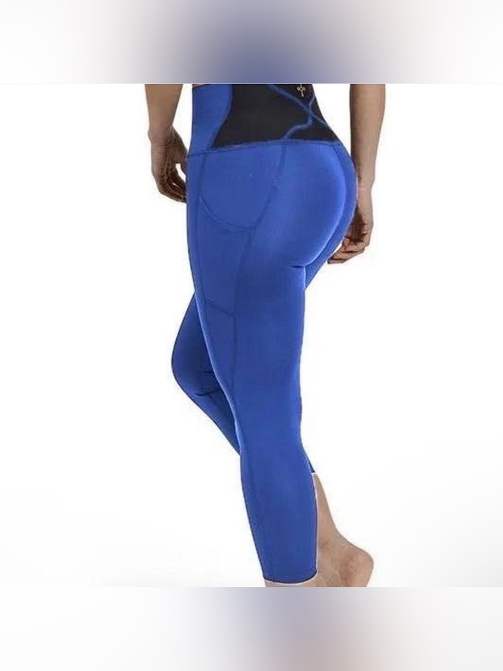 Women's High-Waist Royal Blue Performance Leggings